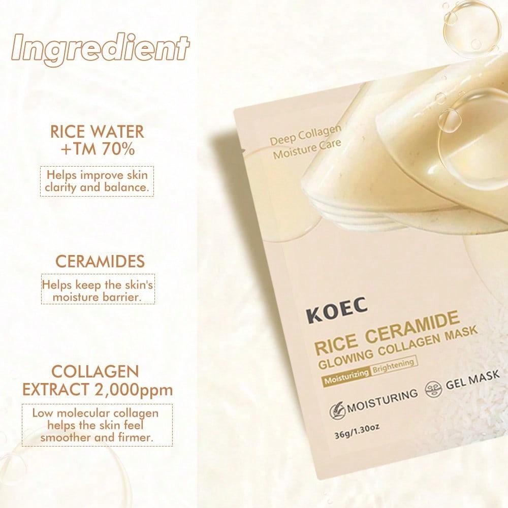 Rice 70 Glow Collagen Mask Ove - Luxury Skincare Gifts recension och pris