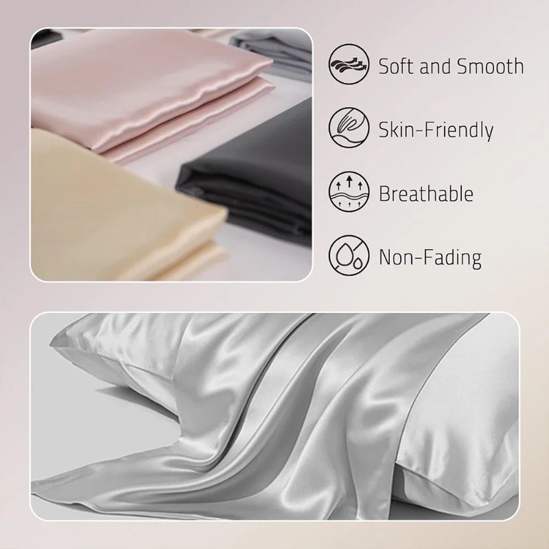 100% Mulberry Silk Pillowcase  - Luxury Skincare Gifts recension och pris