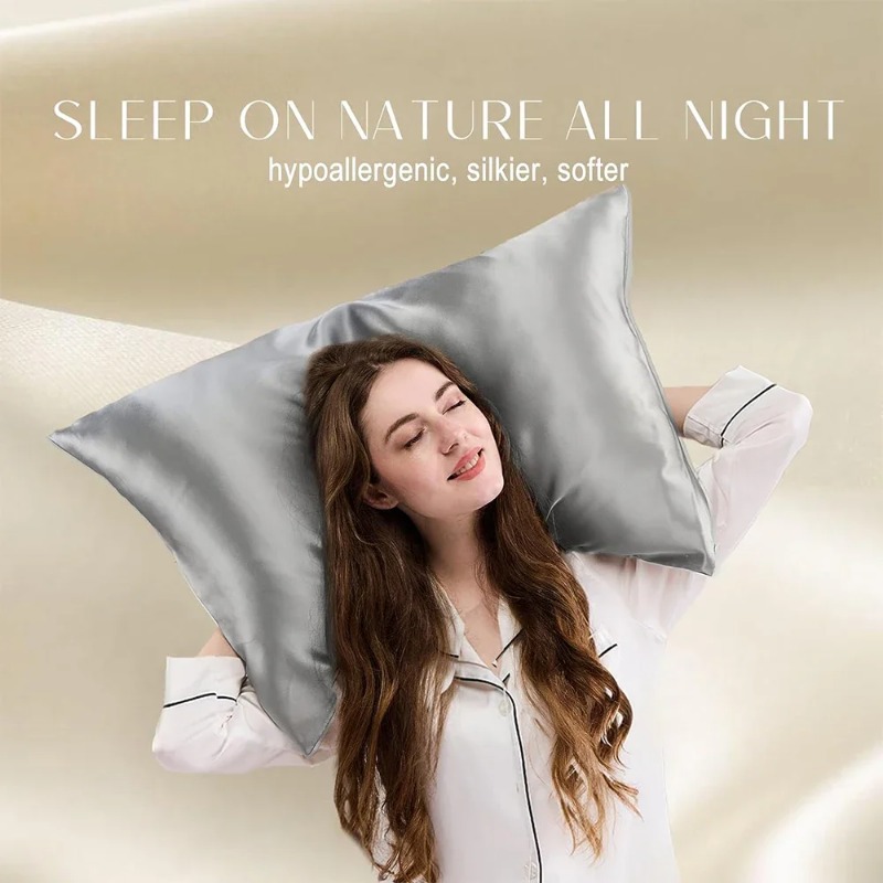 100% Mulberry Silk Pillowcase  - Luxury Skincare Gifts recension och pris