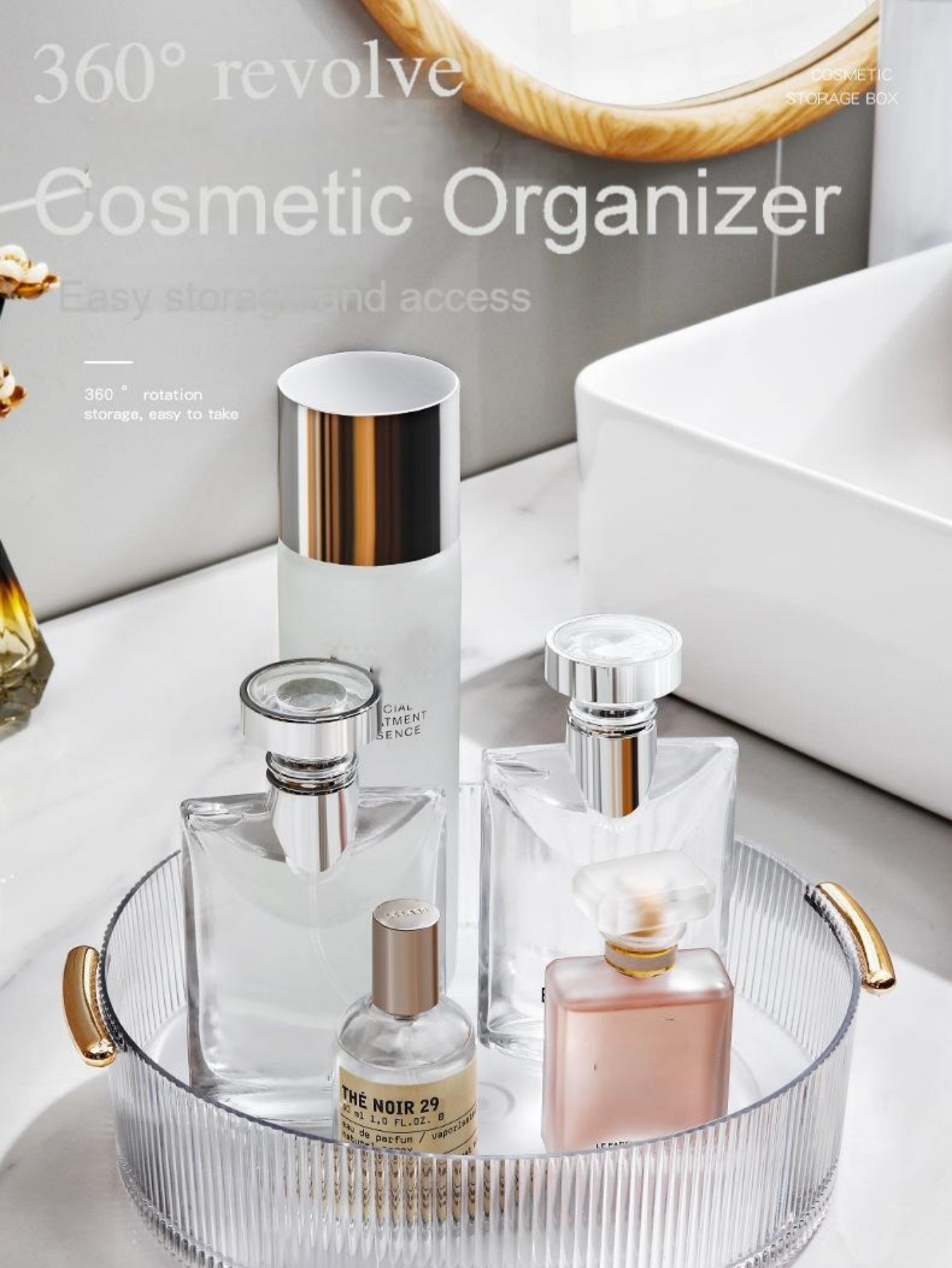 Vertical Ribbed Transparent Ma - Luxury Skincare Gifts recension och pris