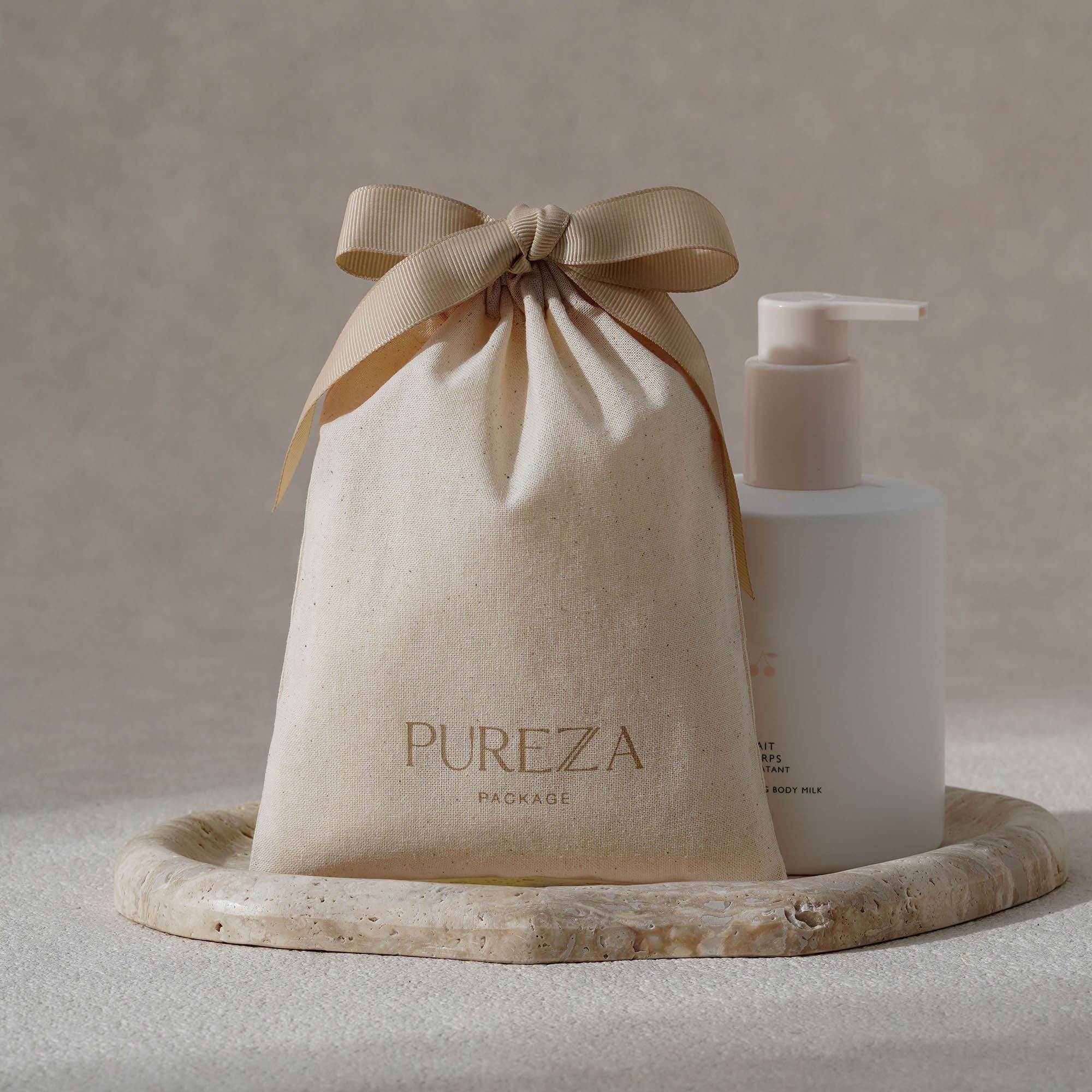 Customizable Natural Cotton Dr - Luxury Skincare Gifts recension och pris