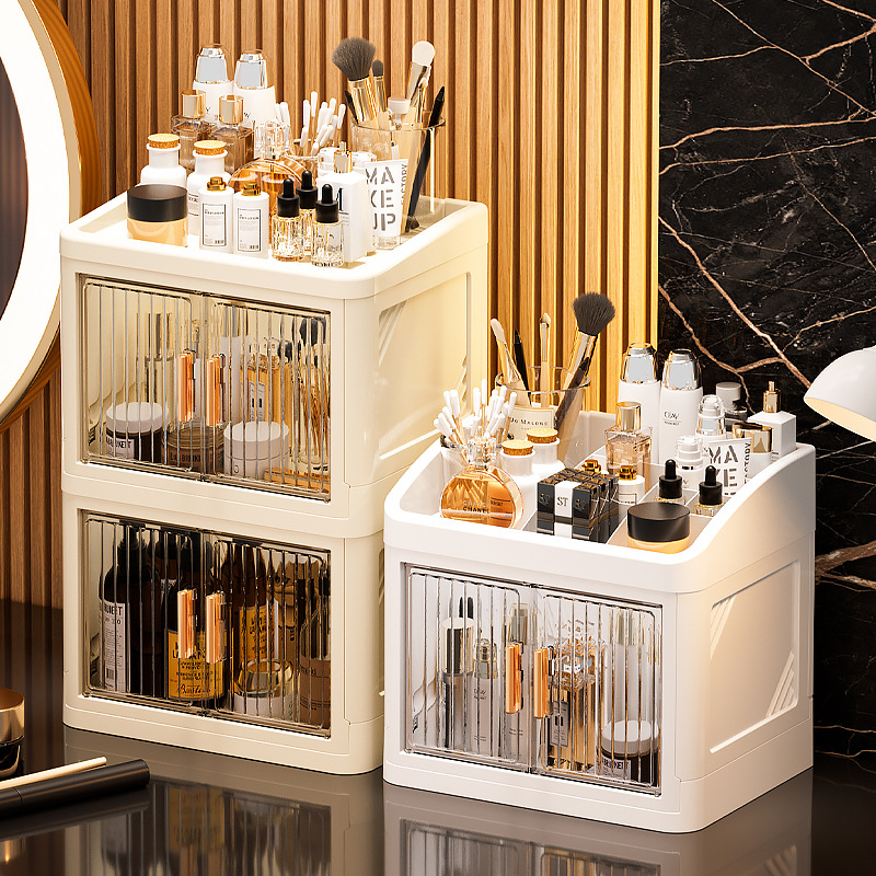 Layered Makeup Storage Cabinet - Luxury Skincare Gifts recension och pris
