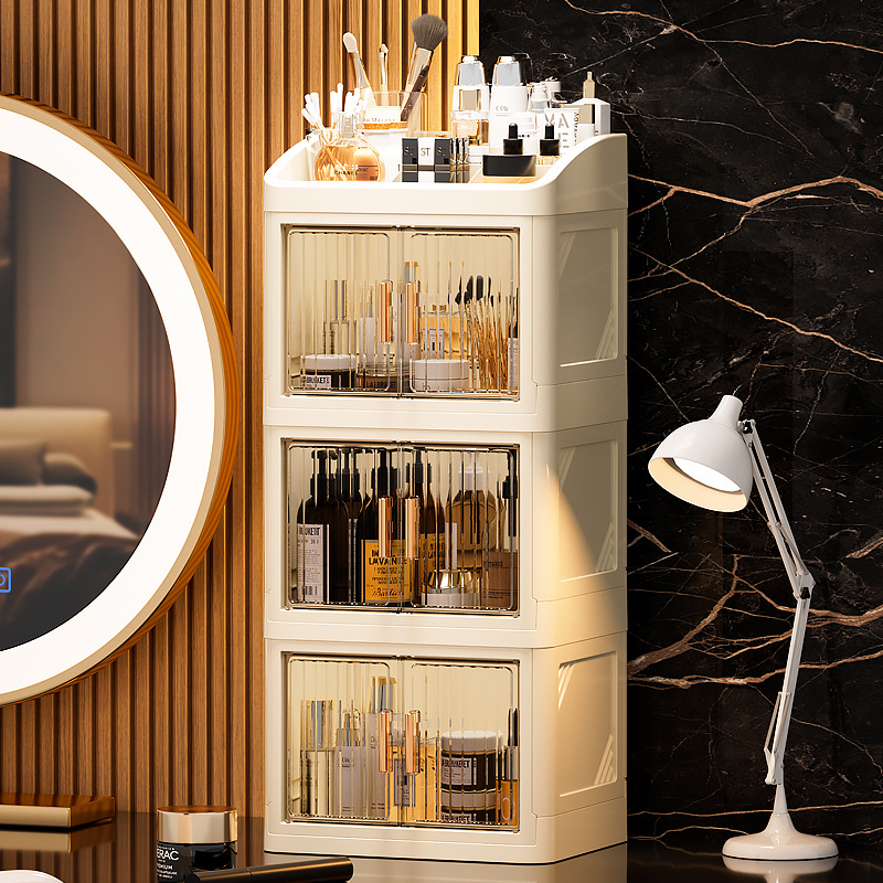 Layered Makeup Storage Cabinet - Luxury Skincare Gifts recension och pris