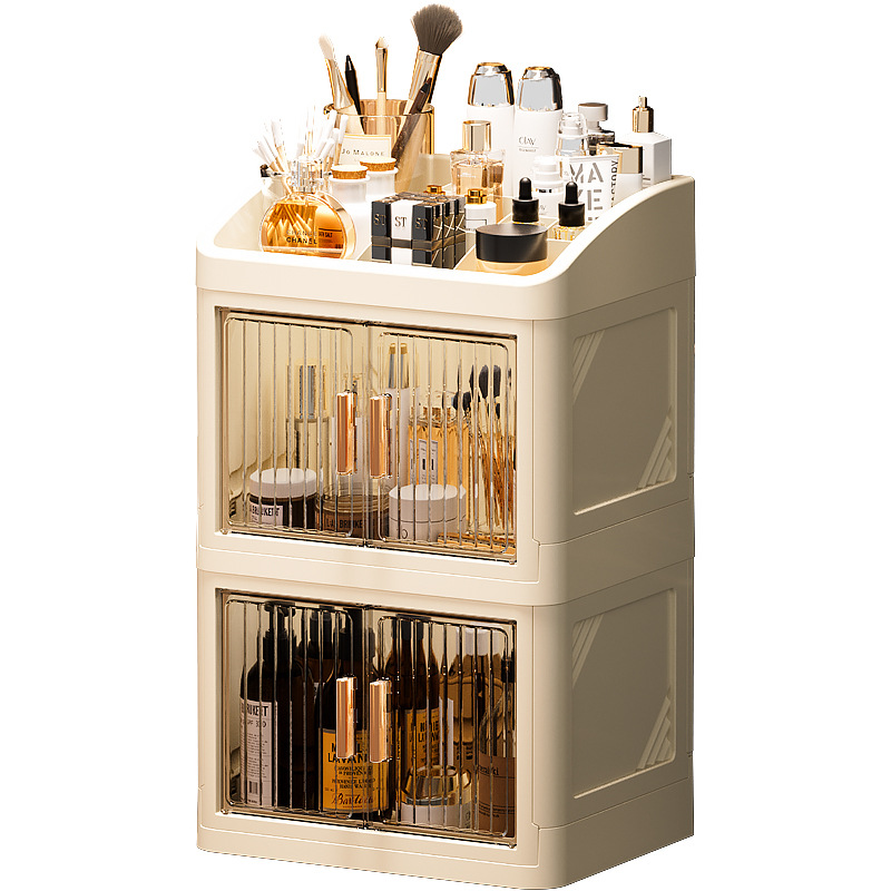 Layered Makeup Storage Cabinet - Luxury Skincare Gifts recension och pris
